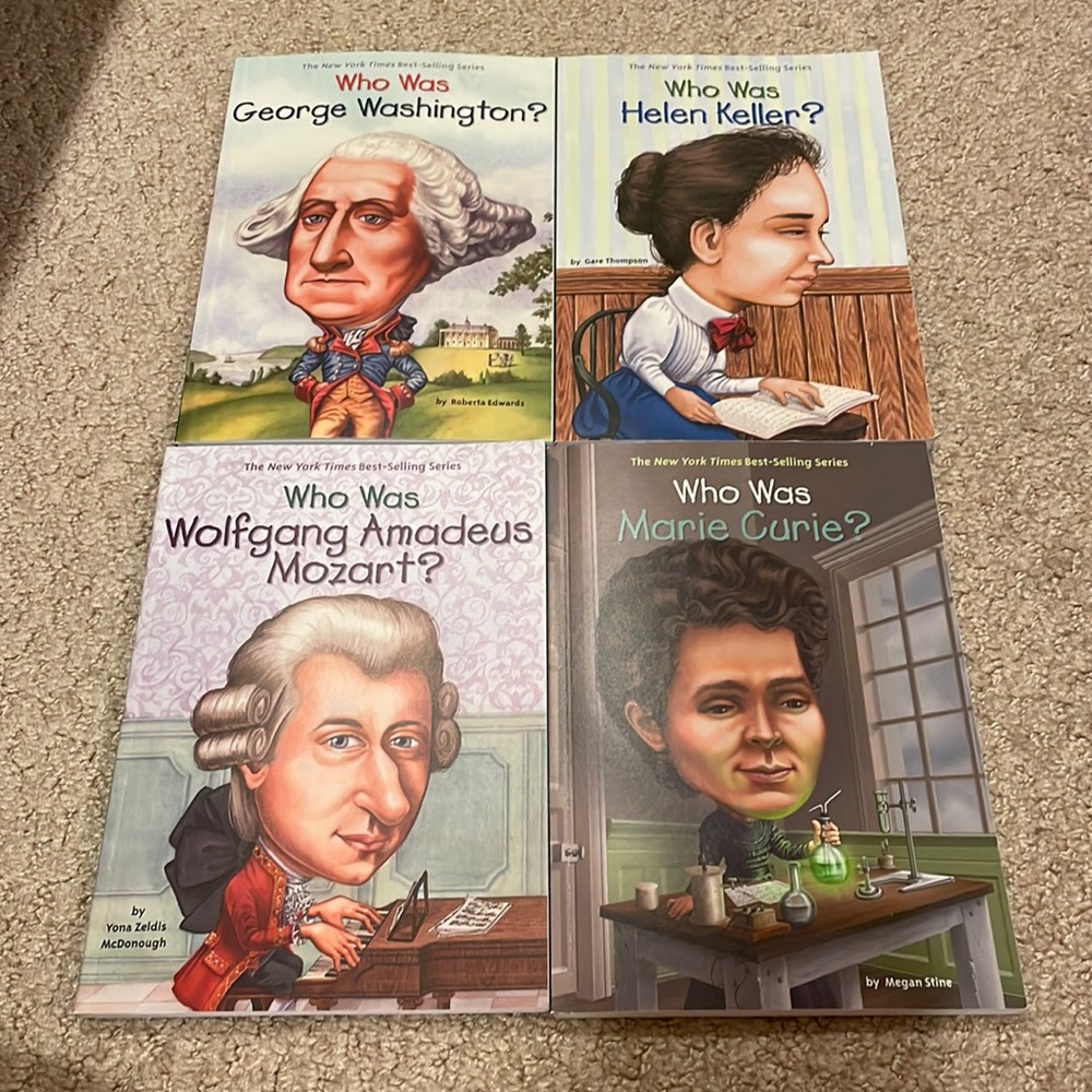Who Was? Books - Set of 4